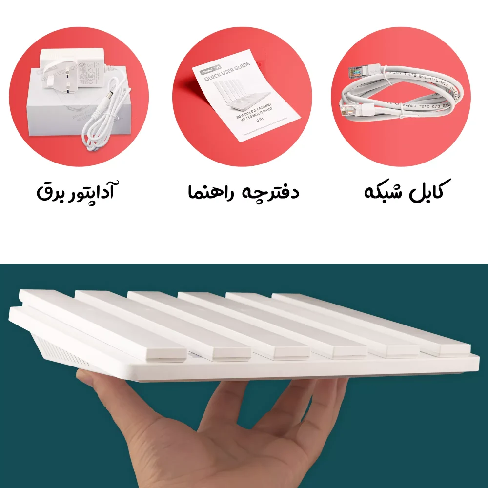 مودم 5G سیم کارتی Green packet D5H - Image 2