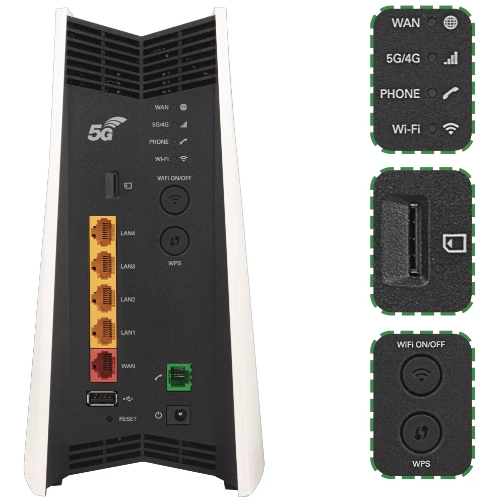 مودم سیم کارتی 5G مدل MGA5331 vantiva - Image 2